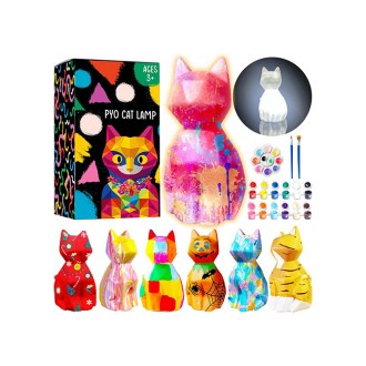 Goodyking  Paint Your Own Cat Lamp Kit