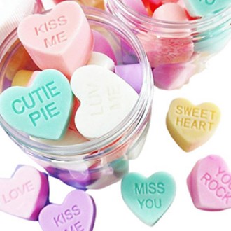 Sunbasil Soap Mini Conversation Heart Soap