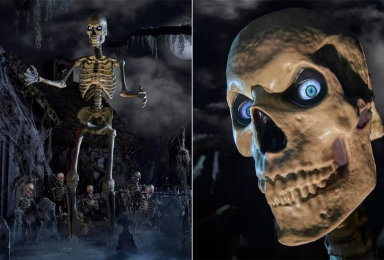 Home Depot’s 12-foot skeleton is back, so Halloween lovers should snag it now