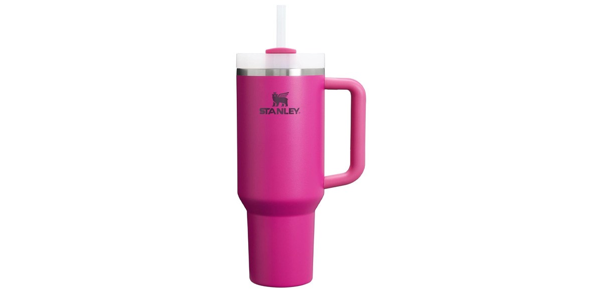 Stanley Quencher H2.0 Tumbler with Handle and Straw 40 oz in Fuchsia Stanley Quencher H2.0 Tumbler with Handle and Straw 40 oz in Fuchsia