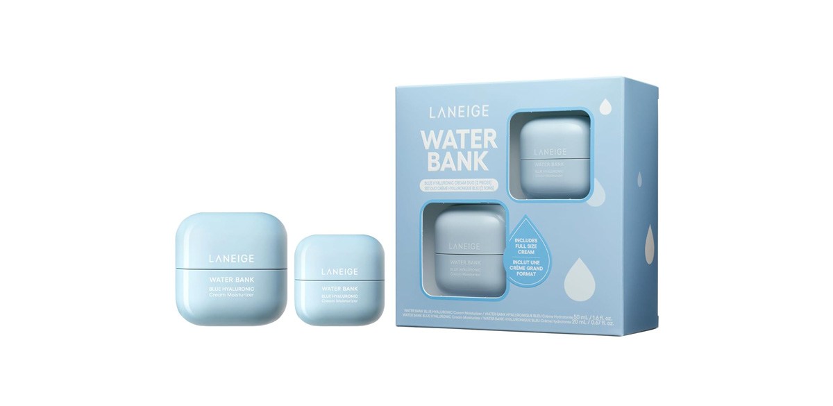 LANEIGE Water Bank Blue Hyaluronic Moisturizer Duo Cream Set LANEIGE Water Bank Blue Hyaluronic Moisturizer Duo Cream Set