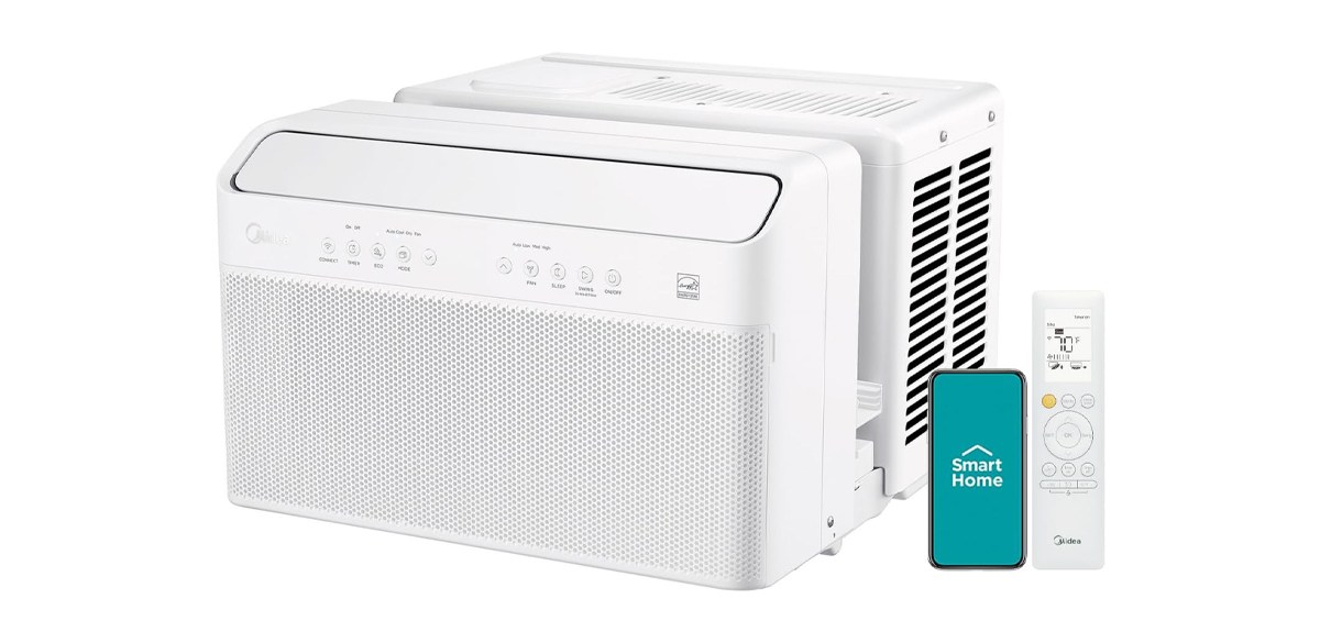 Midea 8,000-Btu U-Shaped Smart Inverter Air Conditioner