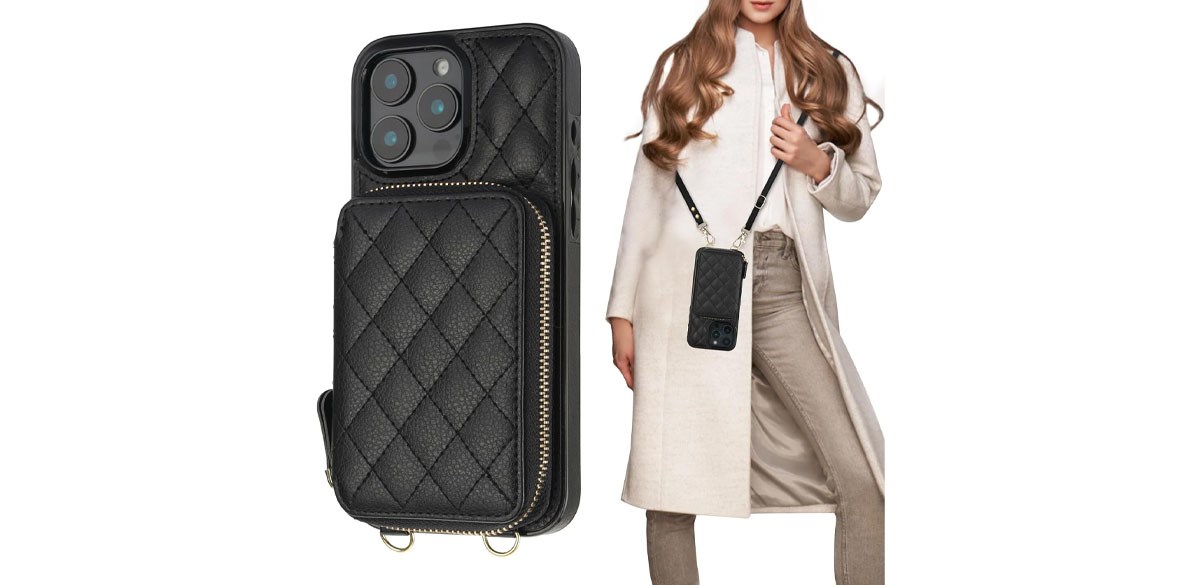 Bocasal Crossbody Wallet Case for iPhone 16 Pro Max