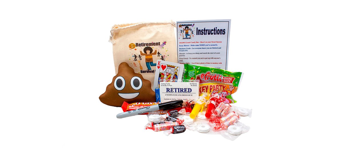 Around the Clock Gifts Retirement Survival Kit Around the Clock Gifts Retirement Survival Kit