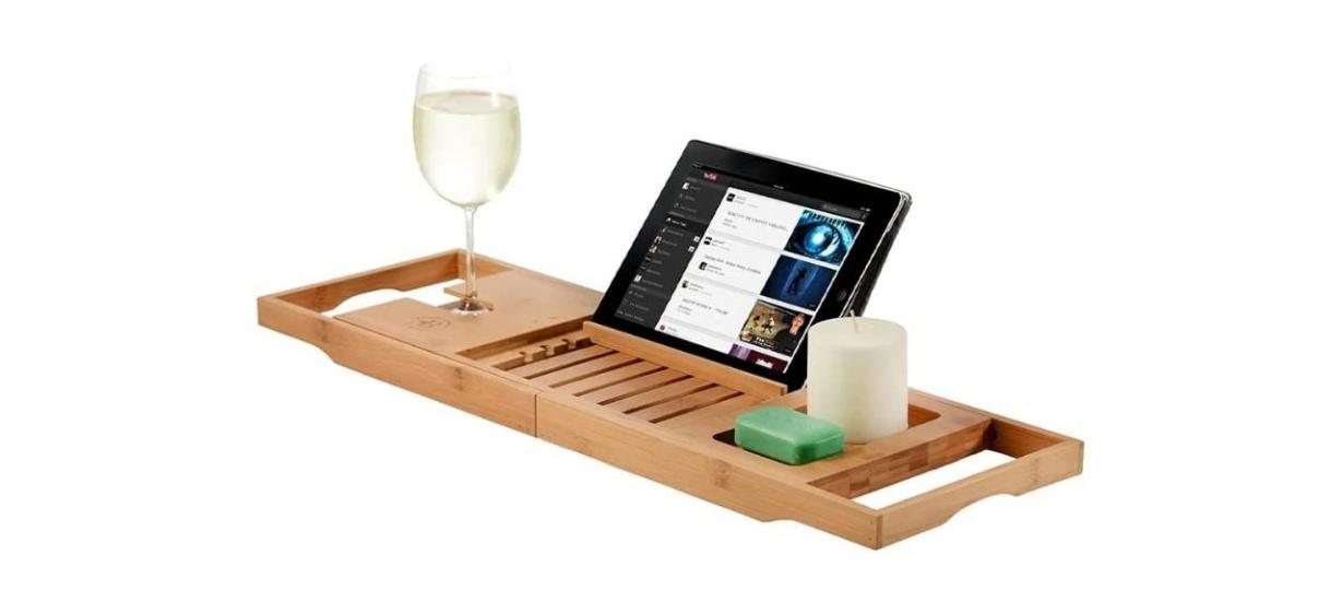 Bambusi Bamboo Bathtub Tray Bambusi Bamboo Bathtub Tray