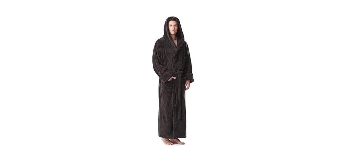 Best Arus Mens Fleece Robe Best Arus Mens Fleece Robe