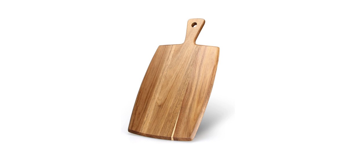 Best Ayiaren Acacia Wood Cutting Board with Handle