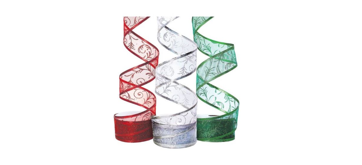 Best Olyphan Christmas Ribbon Set