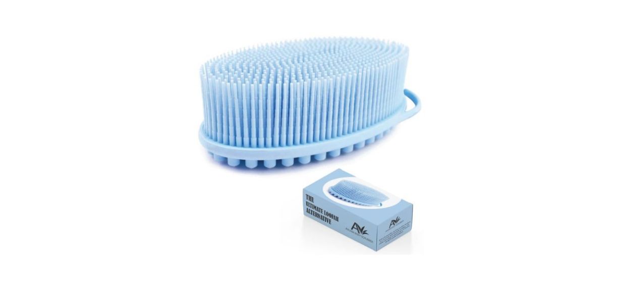 Avilana Exfoliating Silicone Body Scrubber Easy to Clean