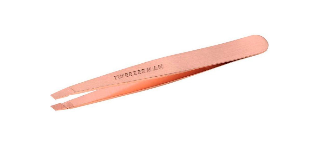 Best Tweezerman Rose Gold Slanted Tweezer