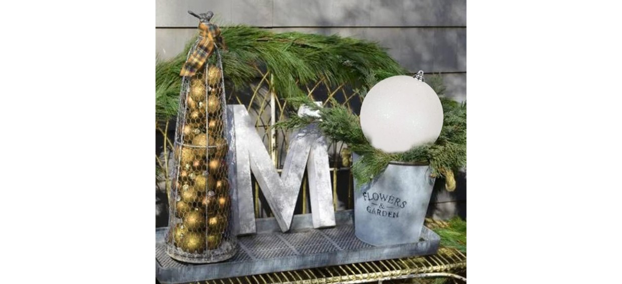 Best White 8-inch Christmas Ornament Best White 8-inch Christmas Ornament