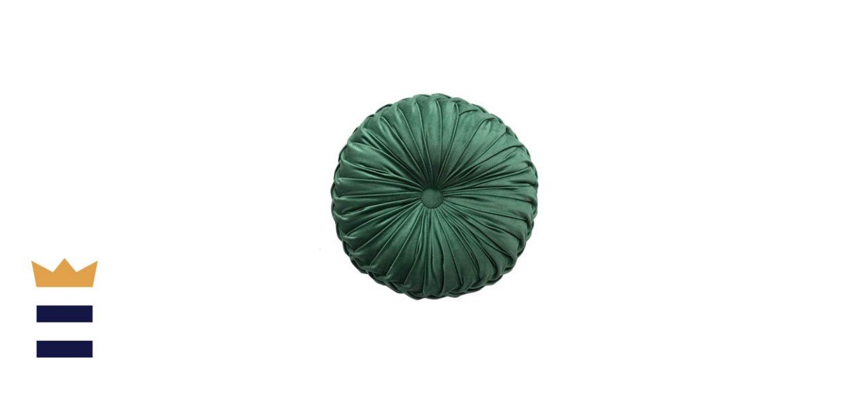 Elero Round Velvet Throw Pillow
