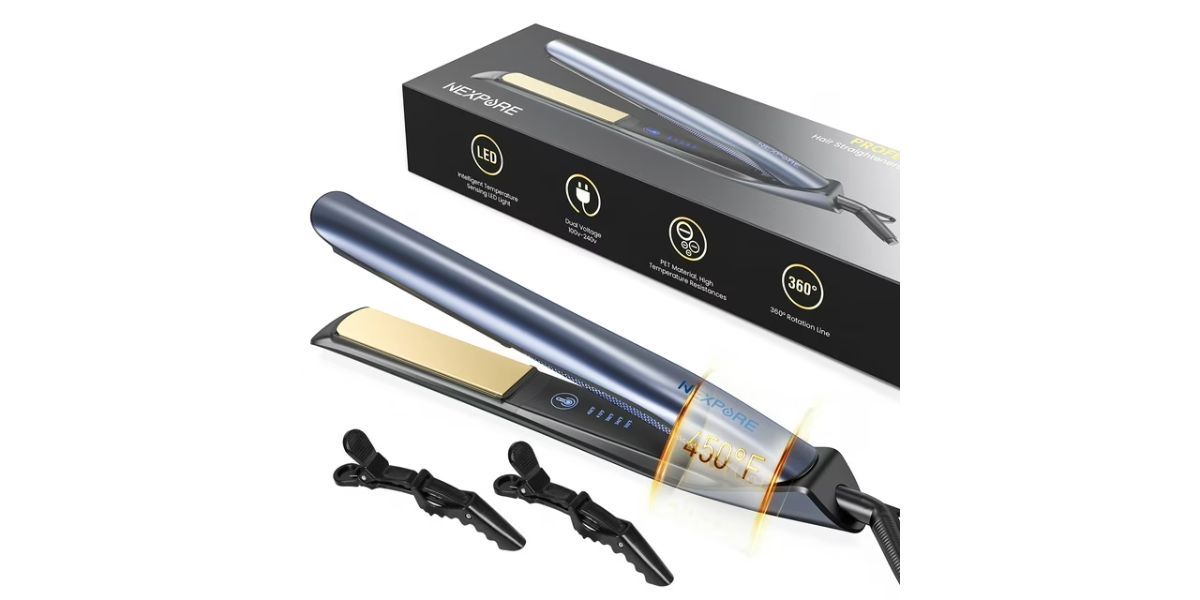 NEXPURE Negative Ion 1&quot; Flat Iron