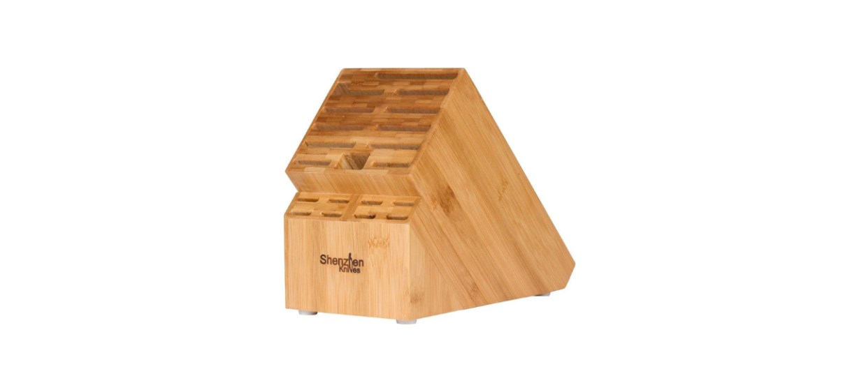 Shenzhen Knives Universal Bamboo Knife Block