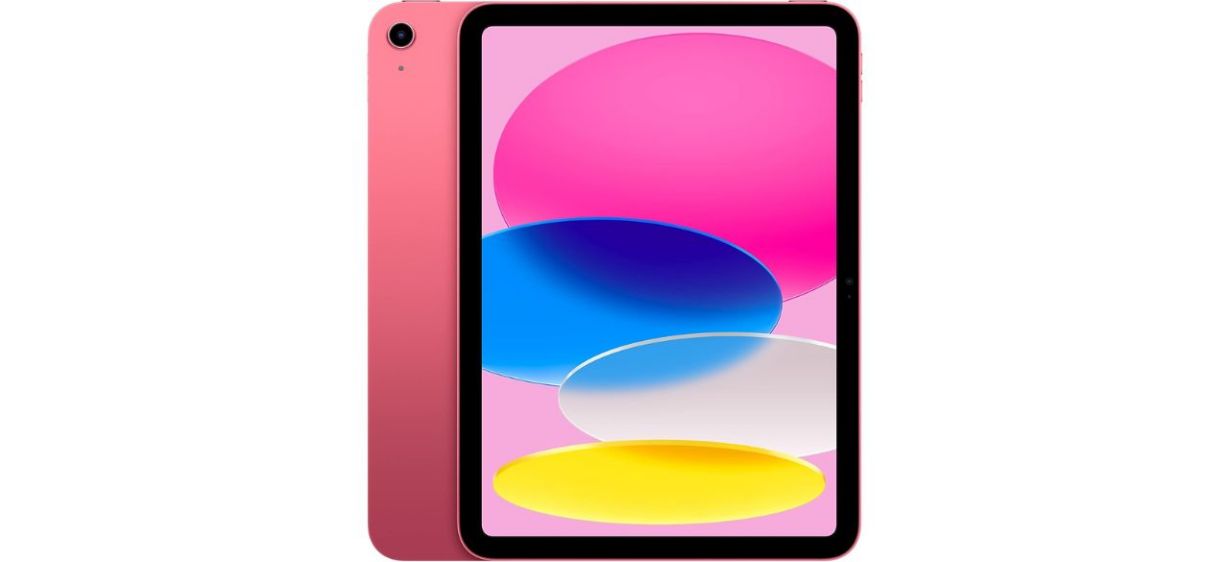 Apple iPad (10th Generation) on white back Apple iPad (10th Generation) on white back