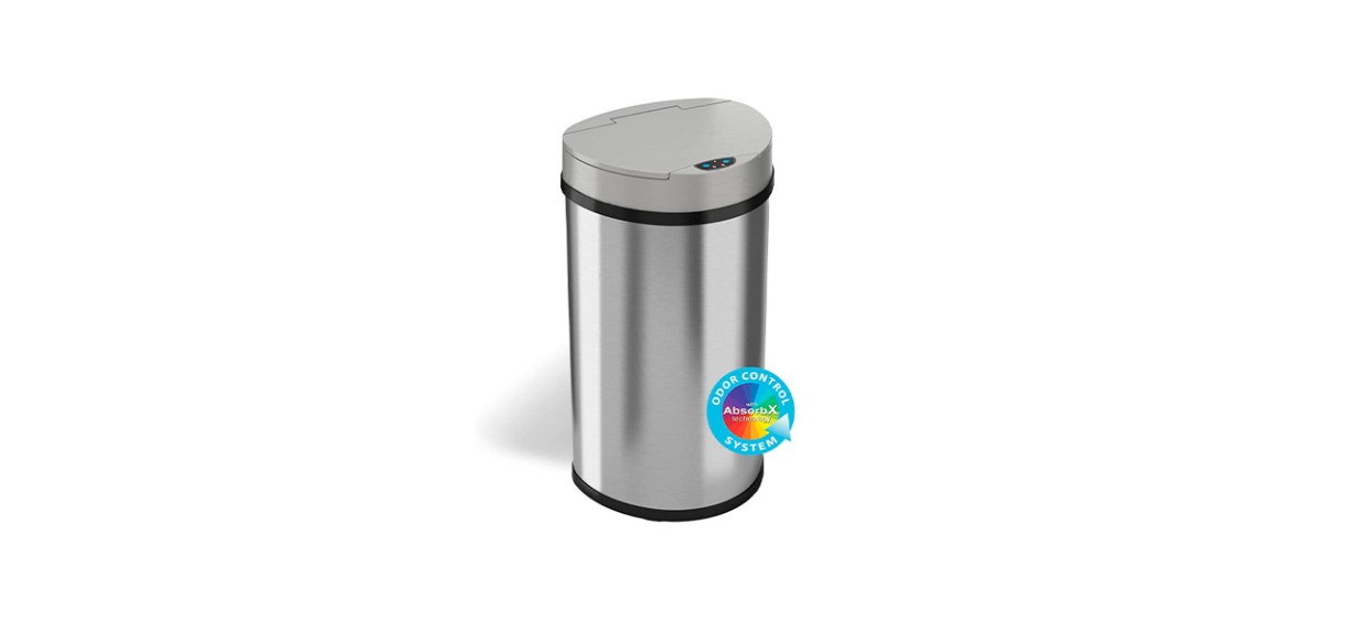 iTouchless 13-Gallon Kitchen Automatic Touchless Trash Bin