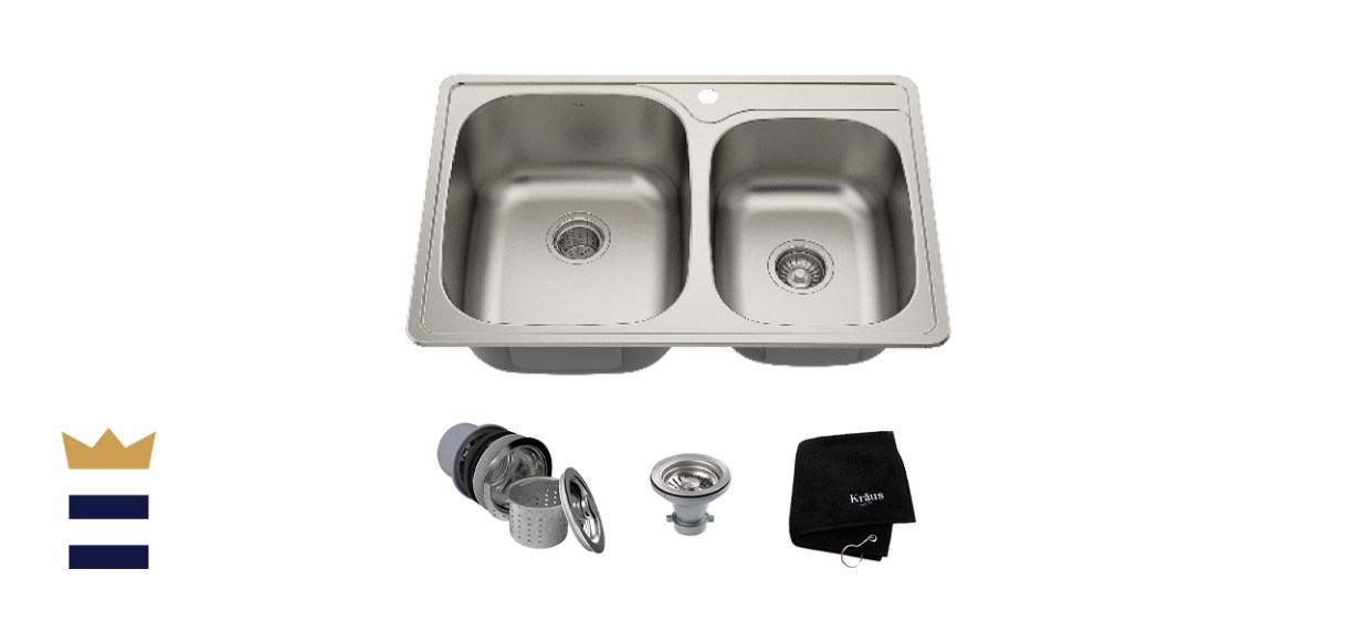 Kraus Double Bowl Kitchen Sink 
