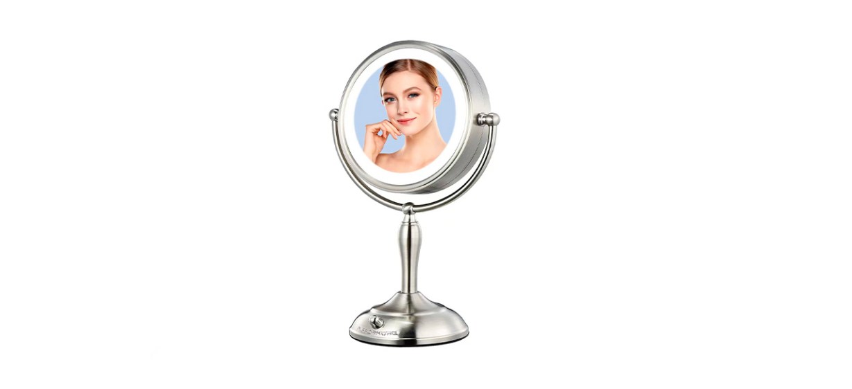 Mirrormore 8.5-Inch Large Vanity Mirror with Lights