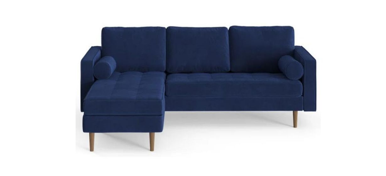 AllModern Geo Two-Piece Upholstered Sectional
