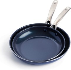 Blue Diamond Cookware Nonstick Pan Set, 9 Inch & 11 Inch