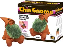 Chia Pet Gnome Decorative Pottery Planter