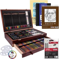 US Art Supply Deluxe Mega Painting and Drawing Set