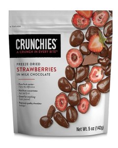 Crunchies Freeze-Dried Strawberry in Milk Chocolate