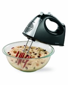 Hamilton Beach Hand Mixer with Storage Case and Soft Scrape