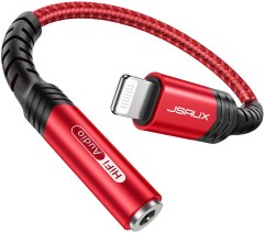 JSAUX iPhone Lightning to 3.5mm Adapter