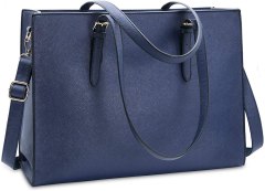NUBILY Lightweight Leather Briefcase