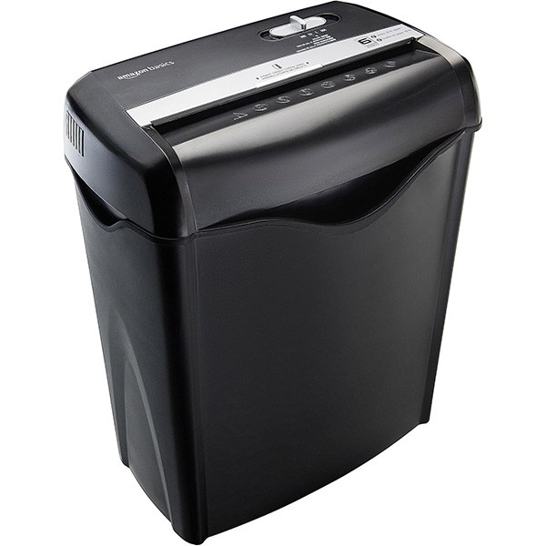 Amazon Basics 6-Sheet Home Office Shredder