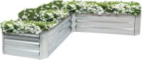 Sunnydaze Galvanized Raised Garden Bed