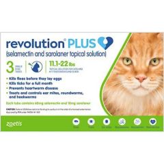 Revolution Plus Topical Solution for Cats, 5.1-15 lbs