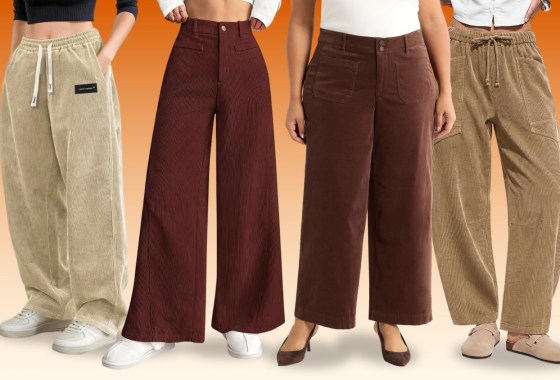 Corduroy pants are trending for fall