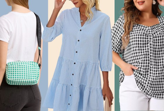 Gingham is making a fashion comeback this summer