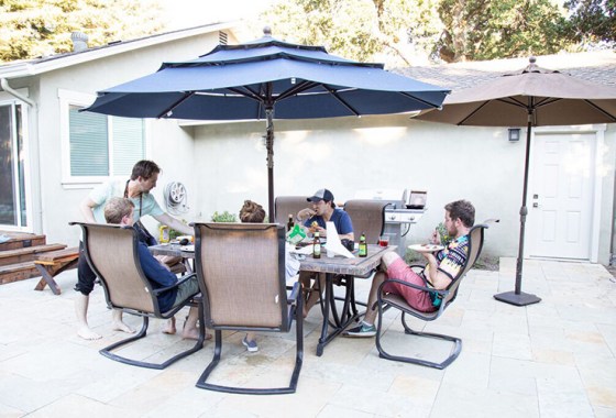 Can I use my patio umbrella at the beach?
