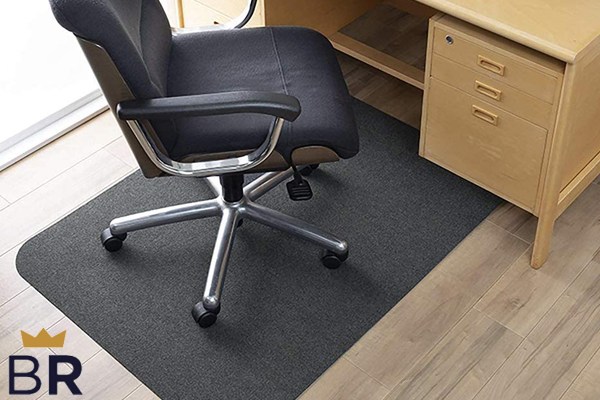 Gorilla Grip Office Chair Mat for Hardwood Floor, Slip Resistant Heavy Duty  Under Desk Protector for Floors, No Divot Plastic Rolling Computer Mats