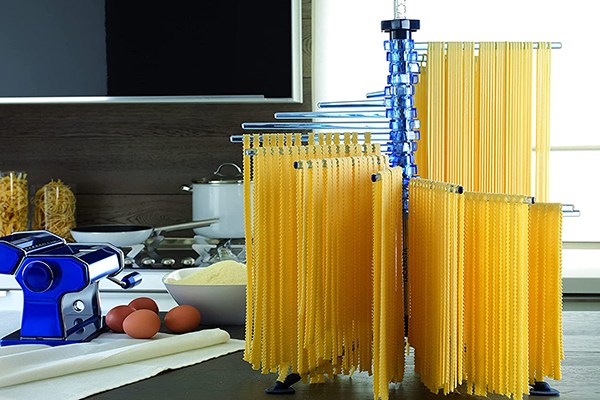 KITCHENDAO Collapsible Pasta Drying Rack-Compact for Easy Storage, Rotary  Arms for Easy transfer, Detachable for Easy Cleaning, Noodle Spaghetti  Dryer