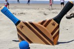 Wooden Paddle Ball Set