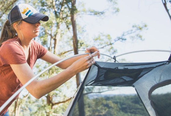 This lightweight outdoor gear is great for hiking and camping in the summer heat