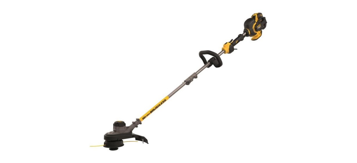 DeWalt Flexvolt Cordless 60V String Grass Trimmer Kit on white background