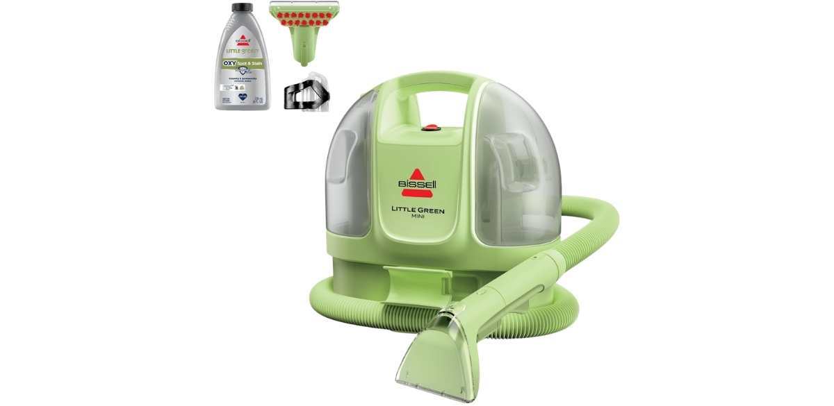 BISSELL Little Green Mini Portable Carpet and Upholstery Deep Cleaner