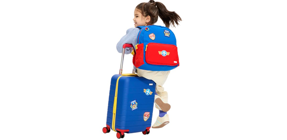Away x PAW Patrol Kids Carry-On in Chase Badge Blue