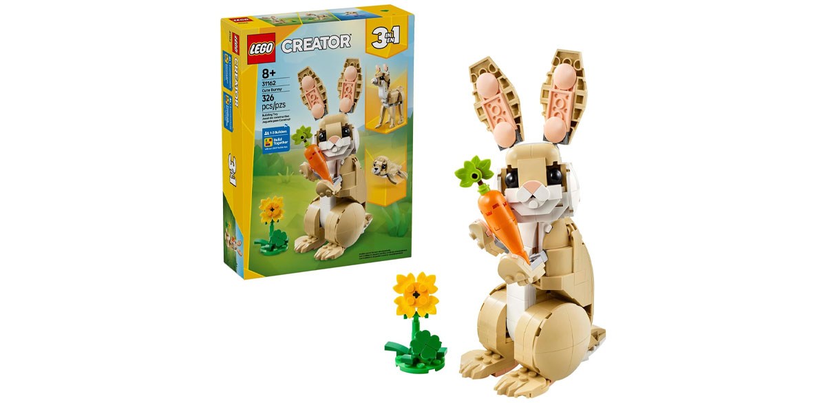 LEGO Creator 3 in 1 Cute Bunny Toy