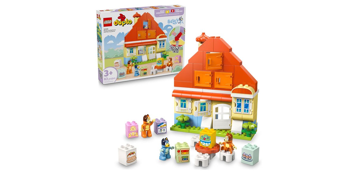 Bluey’s Family House with Memory Game