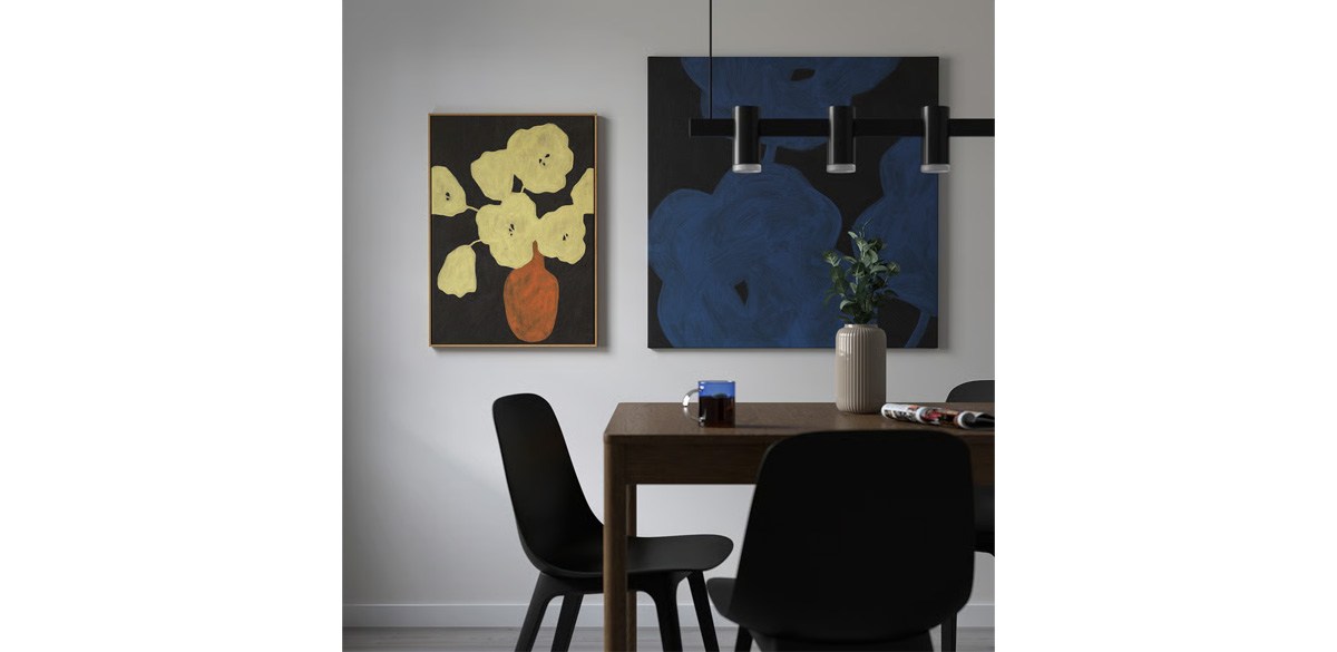 BLODFLADER Picture, bold florals