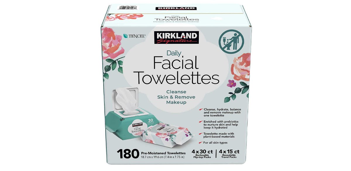 Kirkland Signature Daily Facial Towelettes