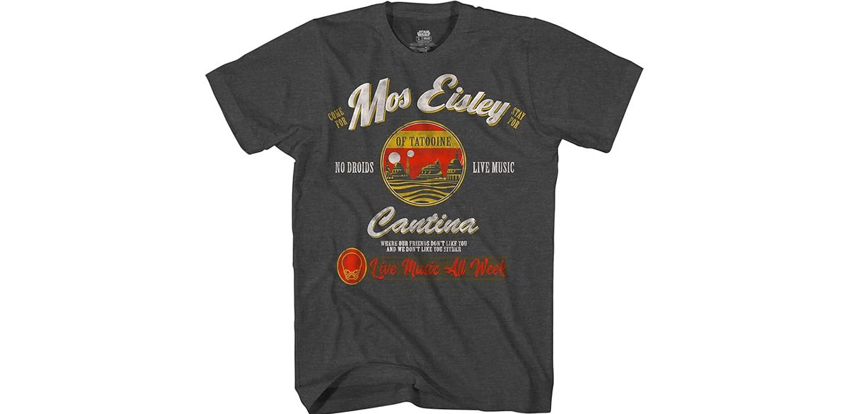 STAR WARS Mos Eisley Cantina Tatooine Men's Adult Graphic Tee