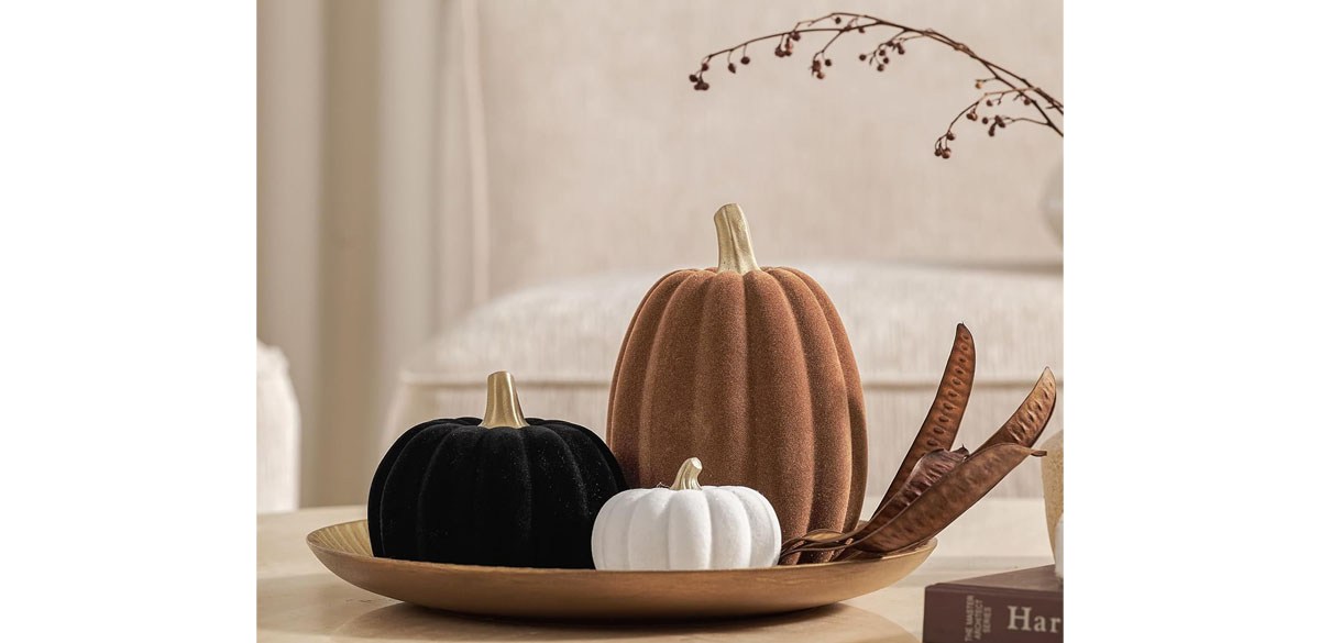 3 Pcs Fall Pumpkin Decorations