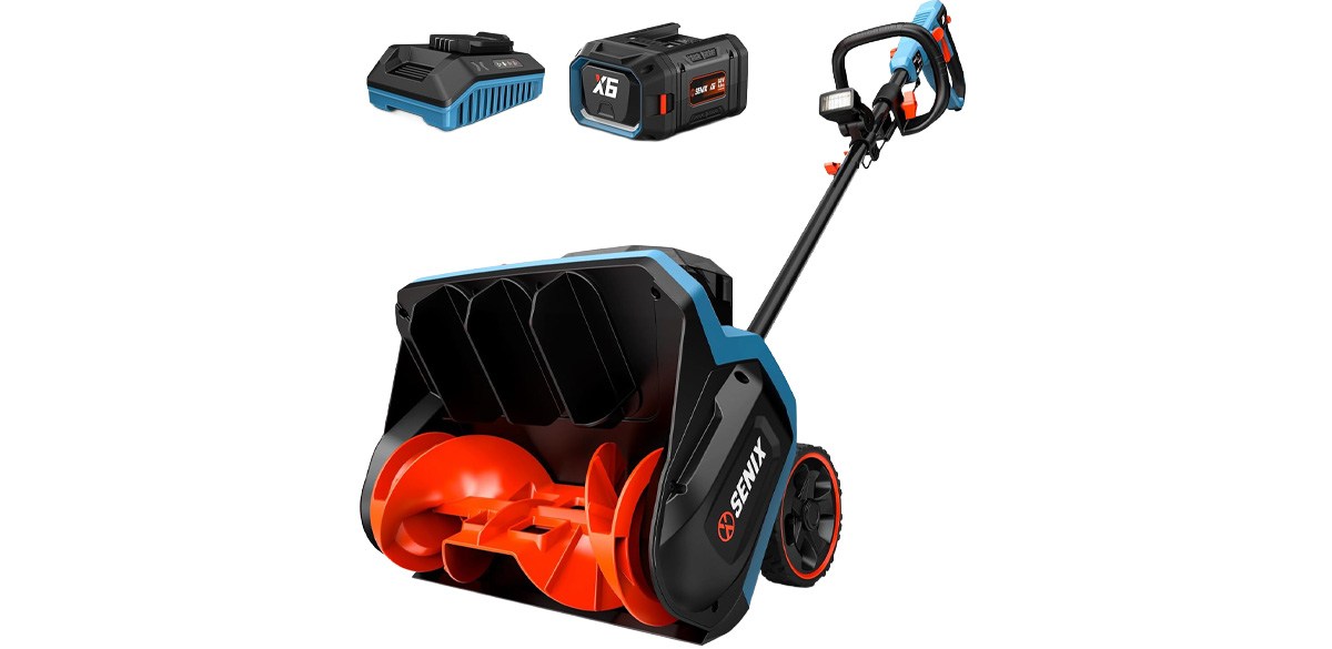 SENIX 60V 15in Cordless Snow Blower